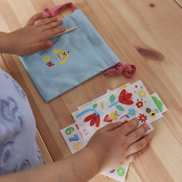 Kūrybinis rinkinys su dekoravimo lipdukas 109 el, WOOPIE 2