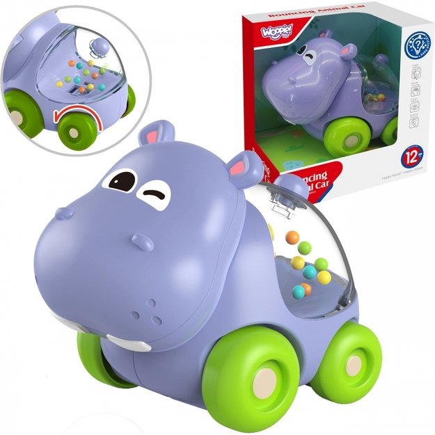 Žaislinis hipopotamo formos automobilis, WOOPIE