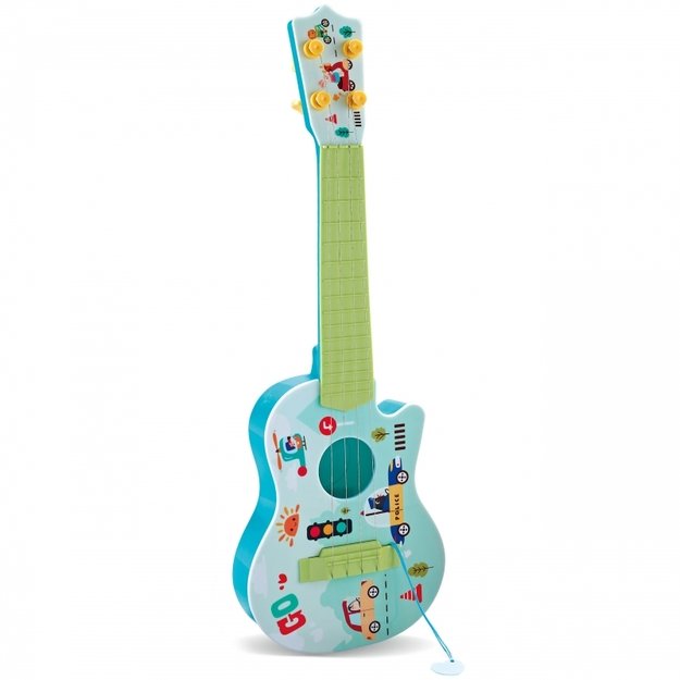 Vaikiška akustinė gitara 43 cm, WOOPIE, žalia