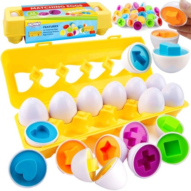 Montessori kiaušinių dėlionė, WOOPIE