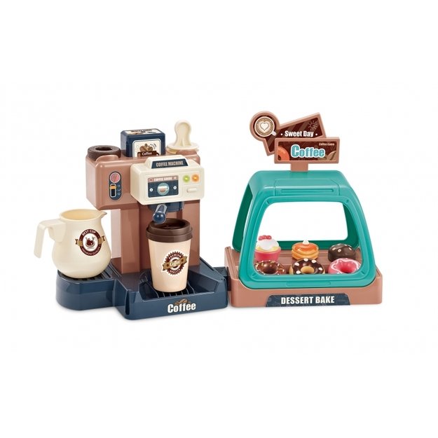 Žaislinis kavos virimo aparatas su sausainių vitrina Woopie