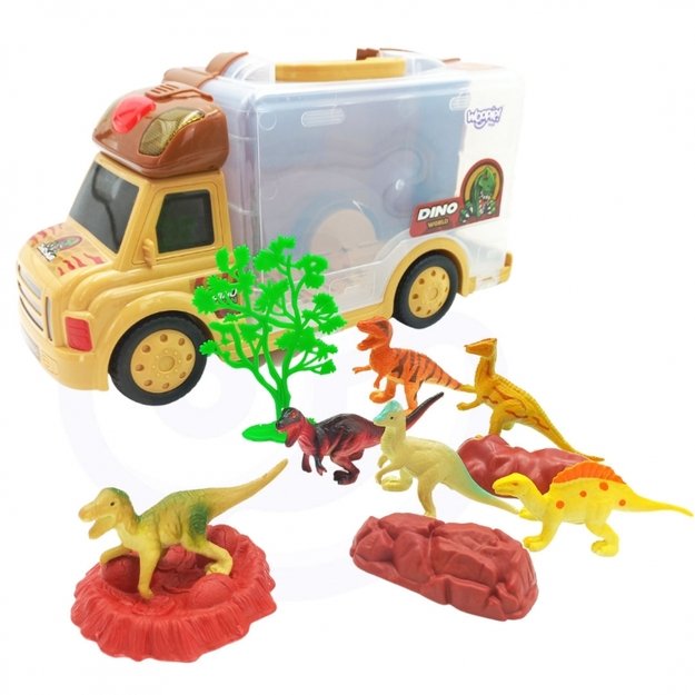 Sunkvežimis su dinozaurais 6 vnt., Woopie
