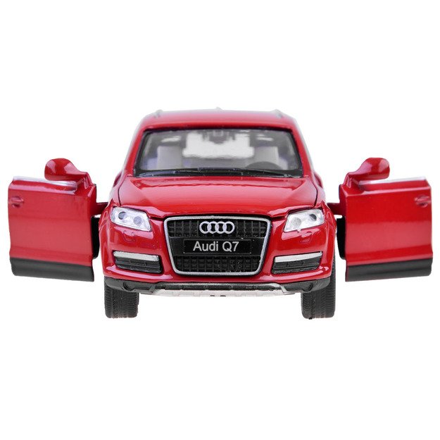 Žaislinis automobilis Suv Audi Q7 1:32, raudonas