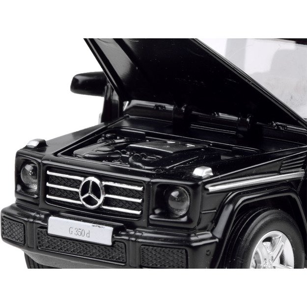 Žaislinis metalinis visureigis Mercedes-Benz G350d 1:32, juodas