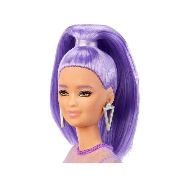 Lėlė Barbie Fashionistas su violetiniais plaukais