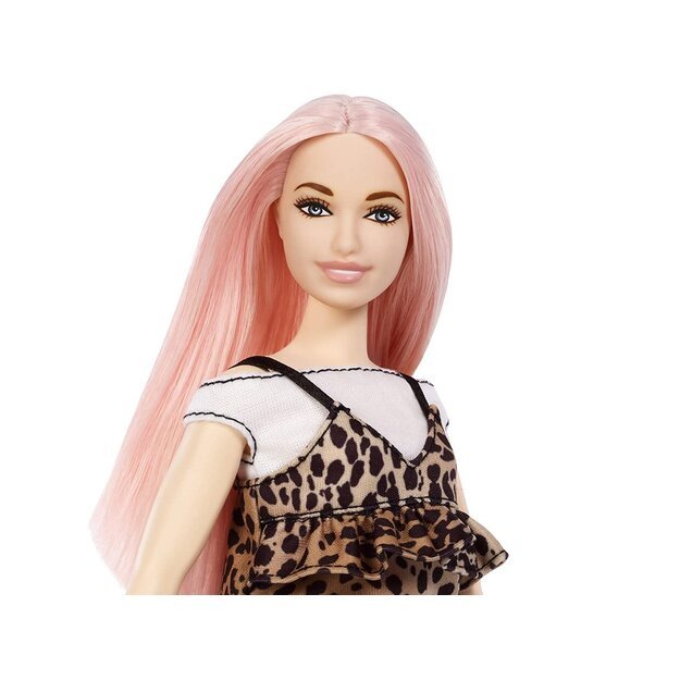 Lėlė Barbė leopardo suknele, Mattel