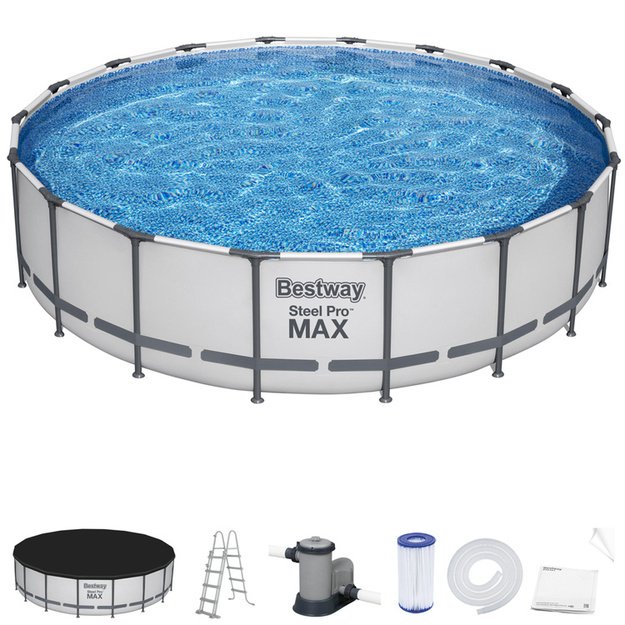 Karkasinis baseinas Bestway Frame Pool 549x122cm 11in1 56462