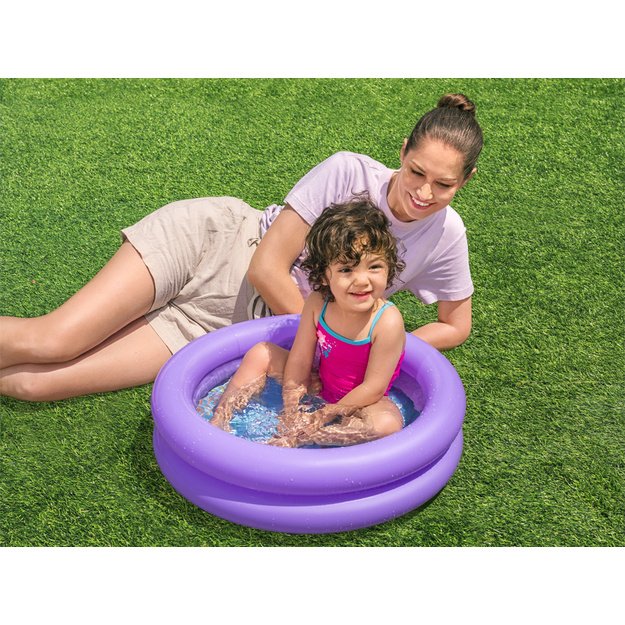 Pripučiamas baseinas vaikams 61x15cm, violetinis, Bestway