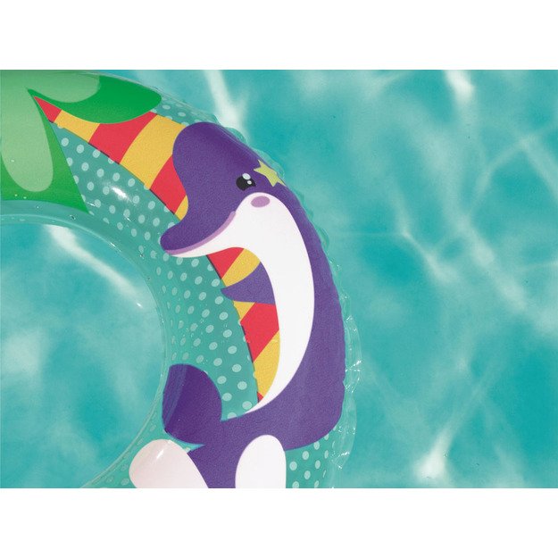 Pripučiamas plaukimo ratas vaikams delfinas 51cm, Bestway