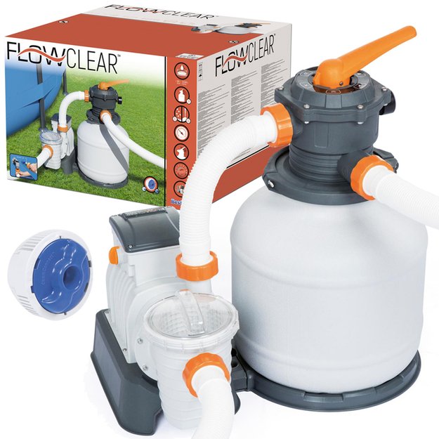 Siurblys su smėlio filtru 5678 L / h, Bestway 58497