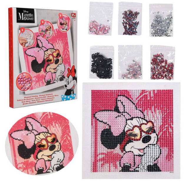 Kūrybinis deimantinis paveikslas „Minnie Mouse“ 