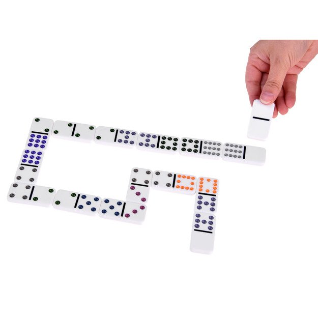 Domino žaidimas metaliniame dėkle