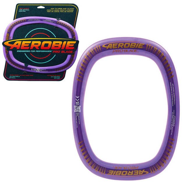 Skraidantis frisbis Aerobie Pro Blade, violetinis