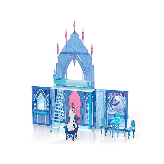 Didelė krištolinė pilis „ Frozen“ su priedais