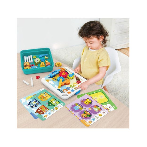 Interaktyvus Montessori mokomasis žaidimas, emocijos ir skaičiai