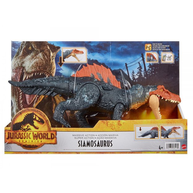 Jūros periodo parko dinozauras Siamosaurus, Mattel