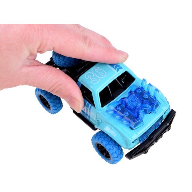 Kaskadinis 4x4 automobilis Predator, mėlynas