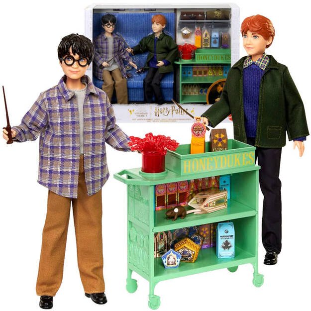 Didelis Hario Poterio ir Rono lėlių rinkinys, Mattel