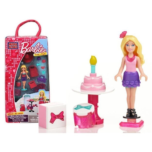 Lėlės BARBIE figūrėlė, Mega Blocks