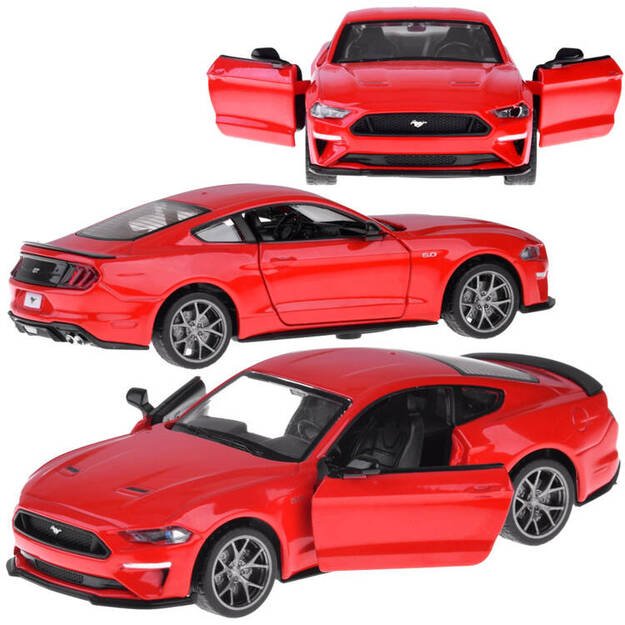 Metalinis Ford Mustang GT automobilis su garso ir šviesos efektais 