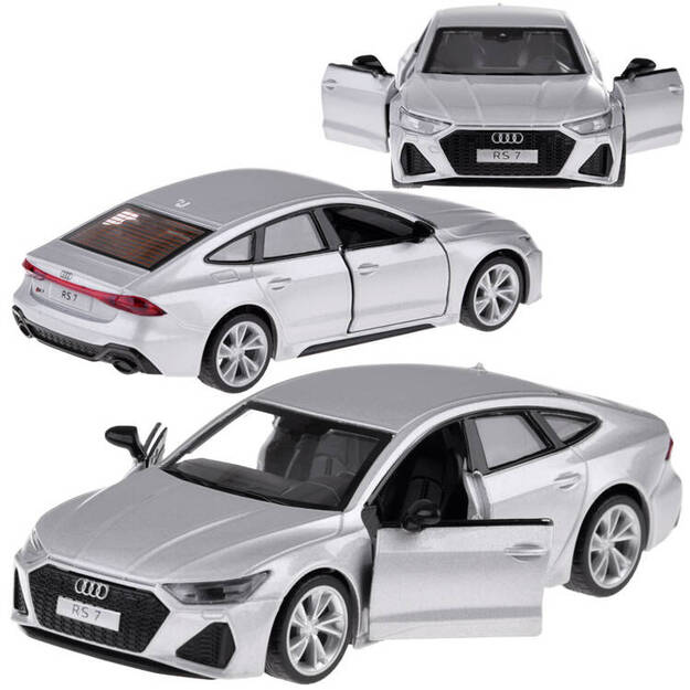 Metalinis Audi RS 7 Sportback automobilis su garso ir šviesos efektais