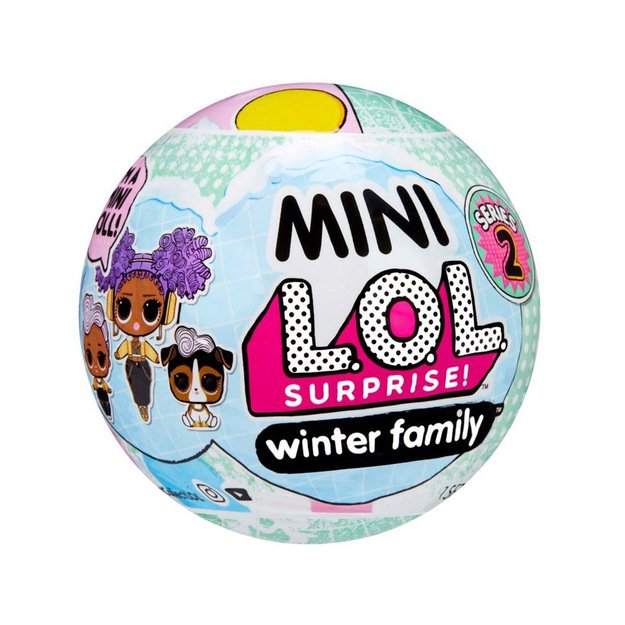 Mini L.O.L. kamuolys siurprizas su lėlyte 