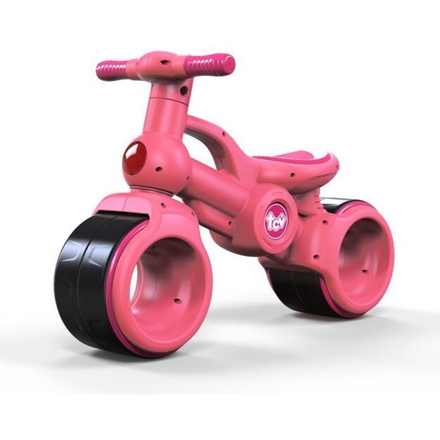 Balansinis lenktyninis dviratis, rožinis