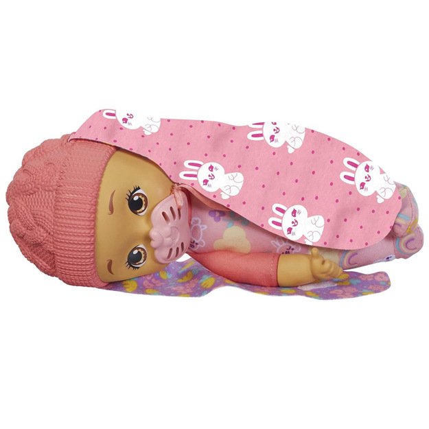 Lėlė kūdikis su pagalvėle, rožinis