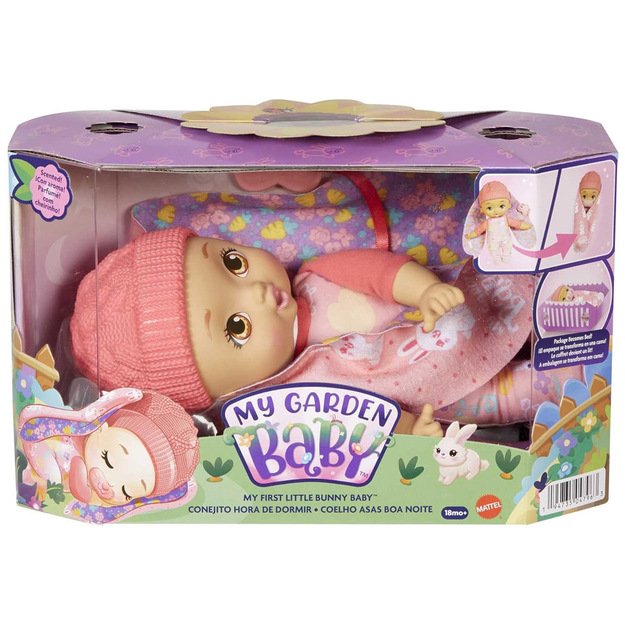 Lėlė kūdikis su pagalvėle, rožinis