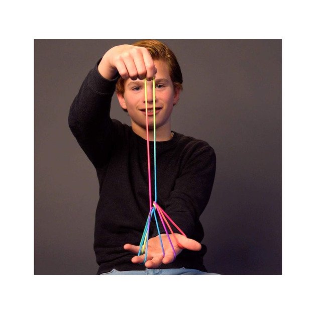 Arkadinis virvelių žaidimas „Neo String Braid“