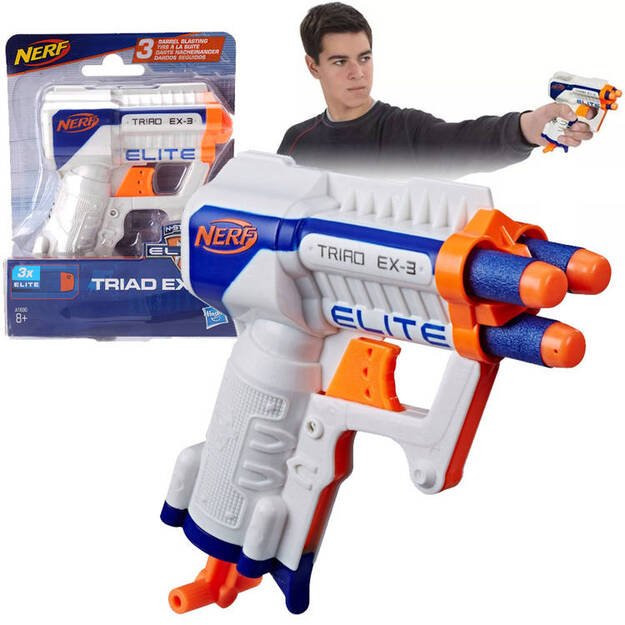 Pilstoletas su priedais, Nerf Triad EX-3