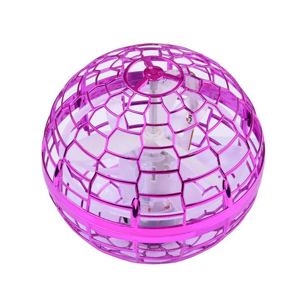 Nuotolinių būdu valdomas kamuolys su šviesos efektais, rožinis