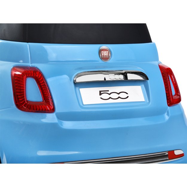 Paspiriama mašinėlė Fiat 500, mėlyna