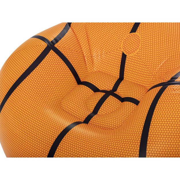 Pripučiamas krepšinio formos krėslas 114 cm x 112 cm, Bestway