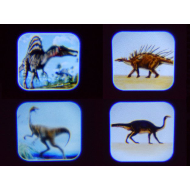Rankinis projektorius, dinozaurai, 24 vaizdai