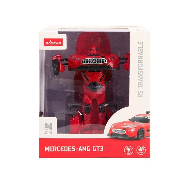 Automobilis Mercedes GT3 AMG robotas RASTAR, raudonas