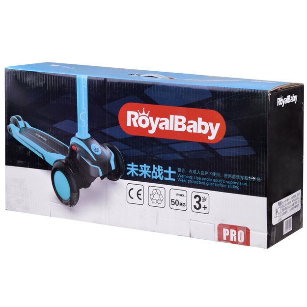 Balansinis paspirtukas Royal Baby PRO 50kg, mėlynas