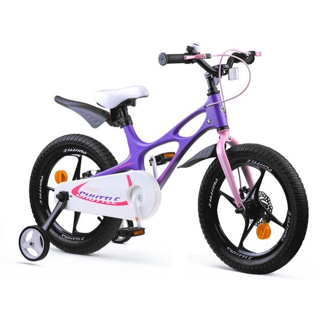Vaikiškas dviratis RoyalBaby 16 „Space Shuttle“, violetinis
