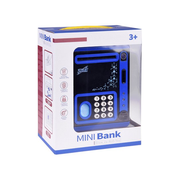 Taupyklė seifas ATM, mėlyna