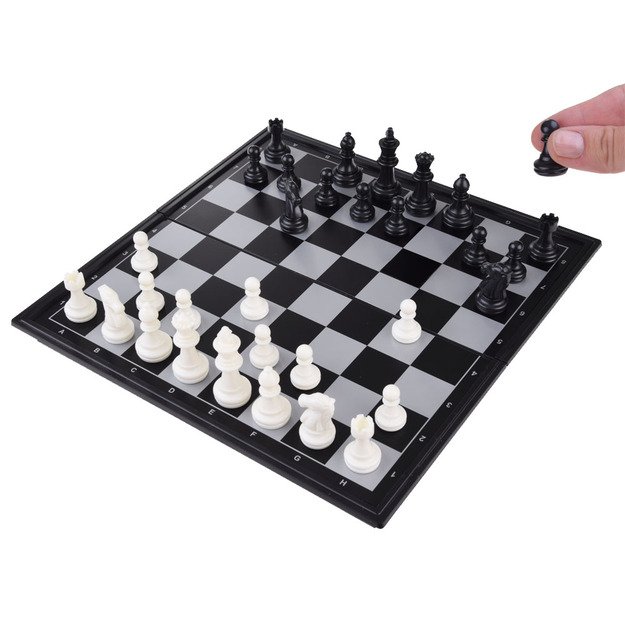 Magnetinių šachmatų ir šaškių rinkinys