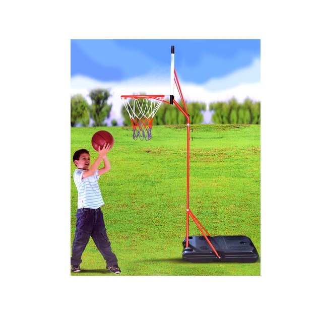 Krepšinio stovas su lenta ir pripučiamu kamuoliu