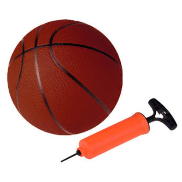 Krepšinio stovas su lenta ir pripučiamu kamuoliu