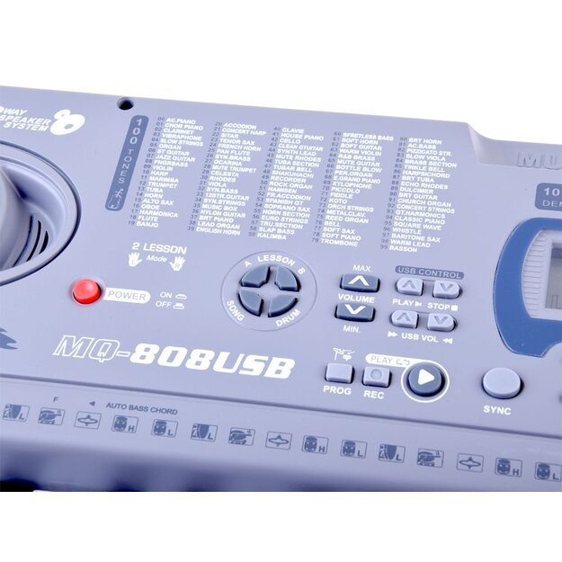 Vaikiškas pianinas 54 klavišas MQ-808USB