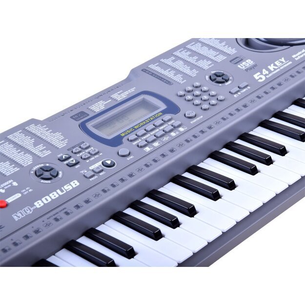 Vaikiškas pianinas 54 klavišas MQ-808USB