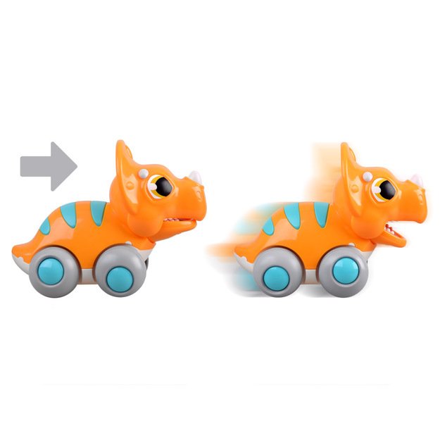 Važinėjantis dinozauras, oranžinis