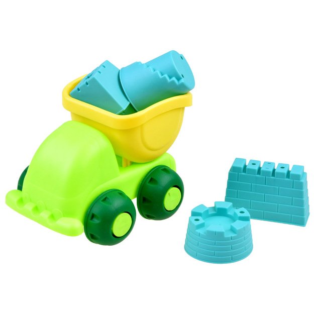 Smėlio žaislų rinkinys su automobiliu 