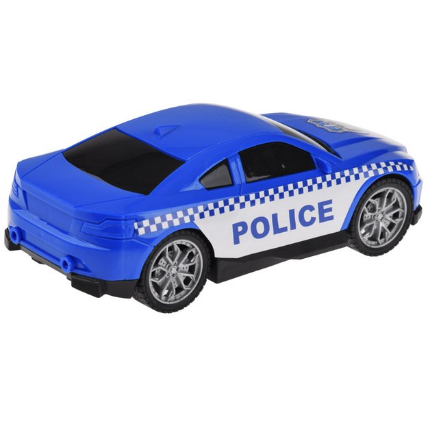 Policijos transporto priemonių rinkinys su šviesos ir garso efektais