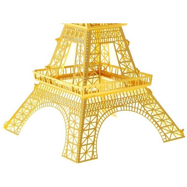 Metalinė 3D dėlionė Eifelio bokštas, auksinis