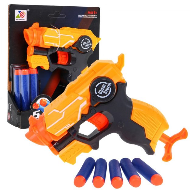 Žaislinis pistoletas Blaze Storm, oranžinis 