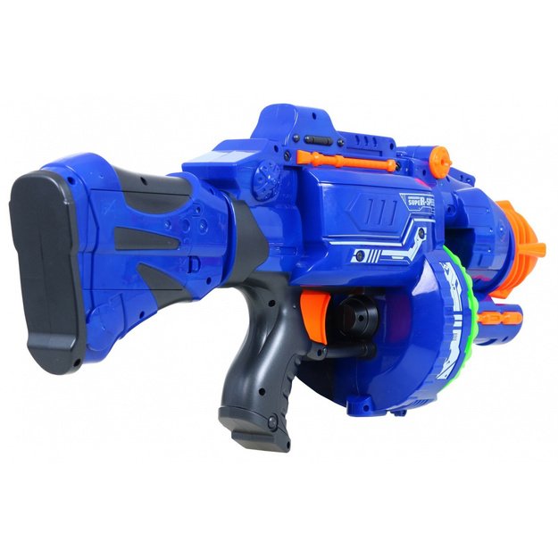 Tikroviškas Blaze Storm Rifle automatinis šautuvas vaikams, mėlynas
